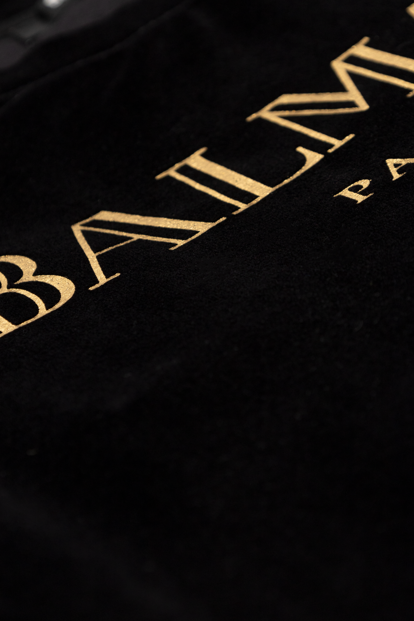 Balmain Kids Velvet sweatshirt with logo | Kids's Boys Balmain Kids Velvet sweatshirt with logo | Kids's Boys